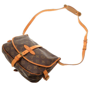 ルイ ヴィトン モノグラム ソミュール30 M42256 ショルダーバッグ バッグ LV 0124 【中古】 LOUIS VUITTON
