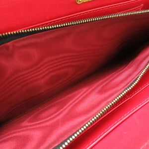 美品 フェンディ レオパード 柄 キャンバス レザー ブラウン トラベルバッグ ハンドバッグ 茶 0127 【中古】 FENDI