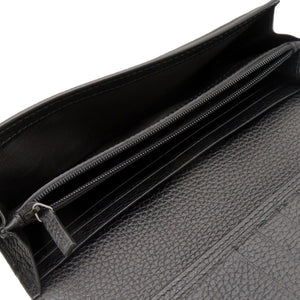 未使用 グッチ GG レザー ブラック 481727 長財布 財布 黒 0008【中古】GUCCI メンズ