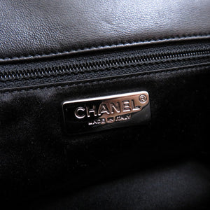 未使用 シャネル ミニマトラッセ レザー ブラック スタッズ ショルダーバッグ バッグ 黒 0017 【中古】 CHANEL スモール