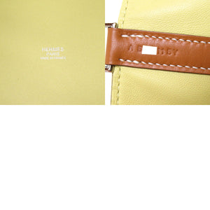 新品同様 エルメス ピコタンロック タッチ PM ドブリス バトラー ジョーヌプッサン ナチュラル シルバー金具 A刻印(2017年製) ハンドバッグ バッグ 0020 【中古】 HERMES