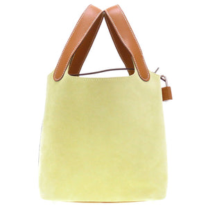 新品同様 エルメス ピコタンロック タッチ PM ドブリス バトラー ジョーヌプッサン ナチュラル シルバー金具 A刻印(2017年製) ハンドバッグ バッグ 0020 【中古】 HERMES