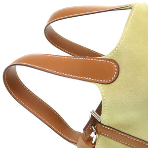 新品同様 エルメス ピコタンロック タッチ PM ドブリス バトラー ジョーヌプッサン ナチュラル シルバー金具 A刻印(2017年製) ハンドバッグ バッグ 0020 【中古】 HERMES