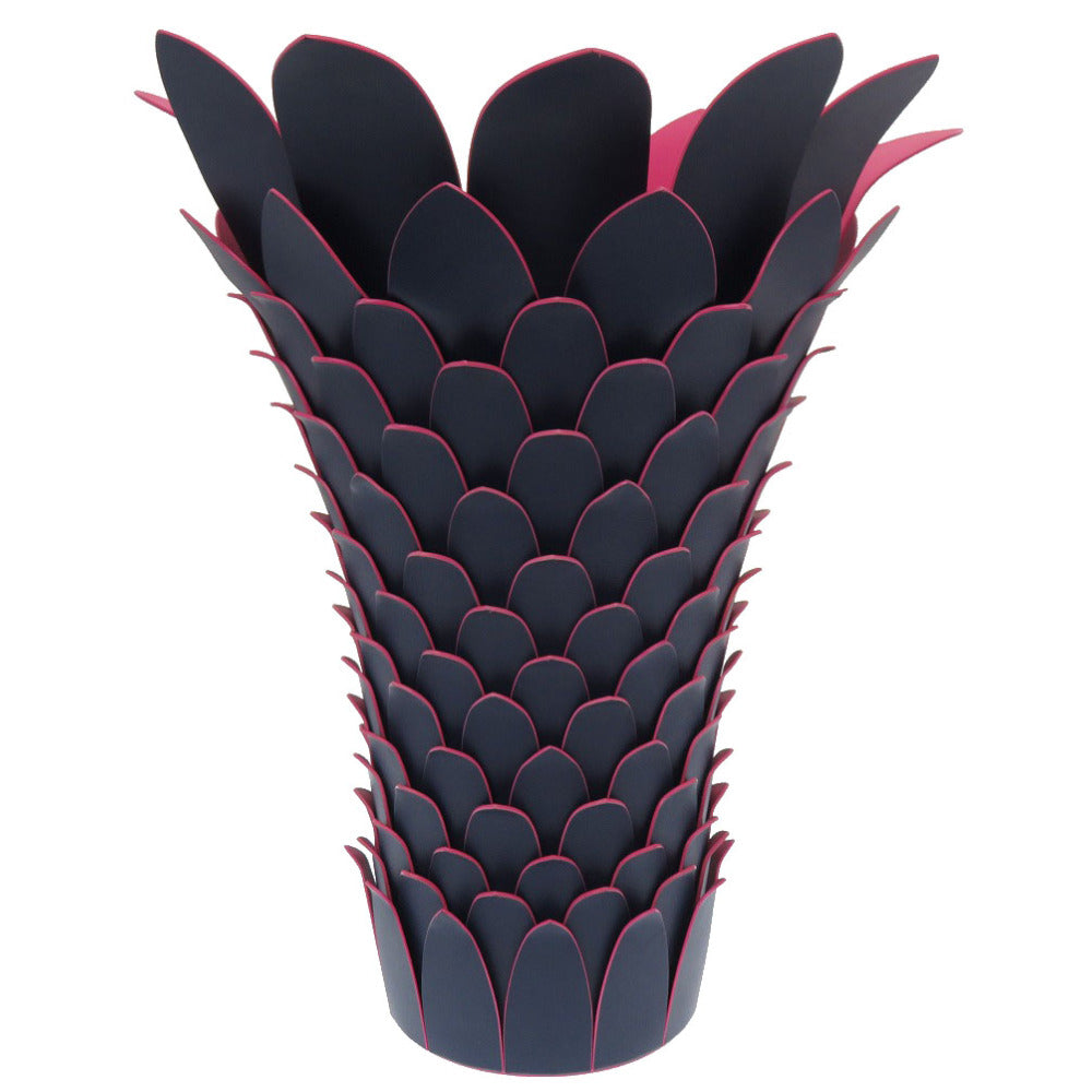 美品 ルイ ヴィトン トロピカリストの花瓶 GI0335 レザー ネイビー ピンク 花瓶 Tropicalist Vase LV 0027 【中古】 LOUIS VUITTON