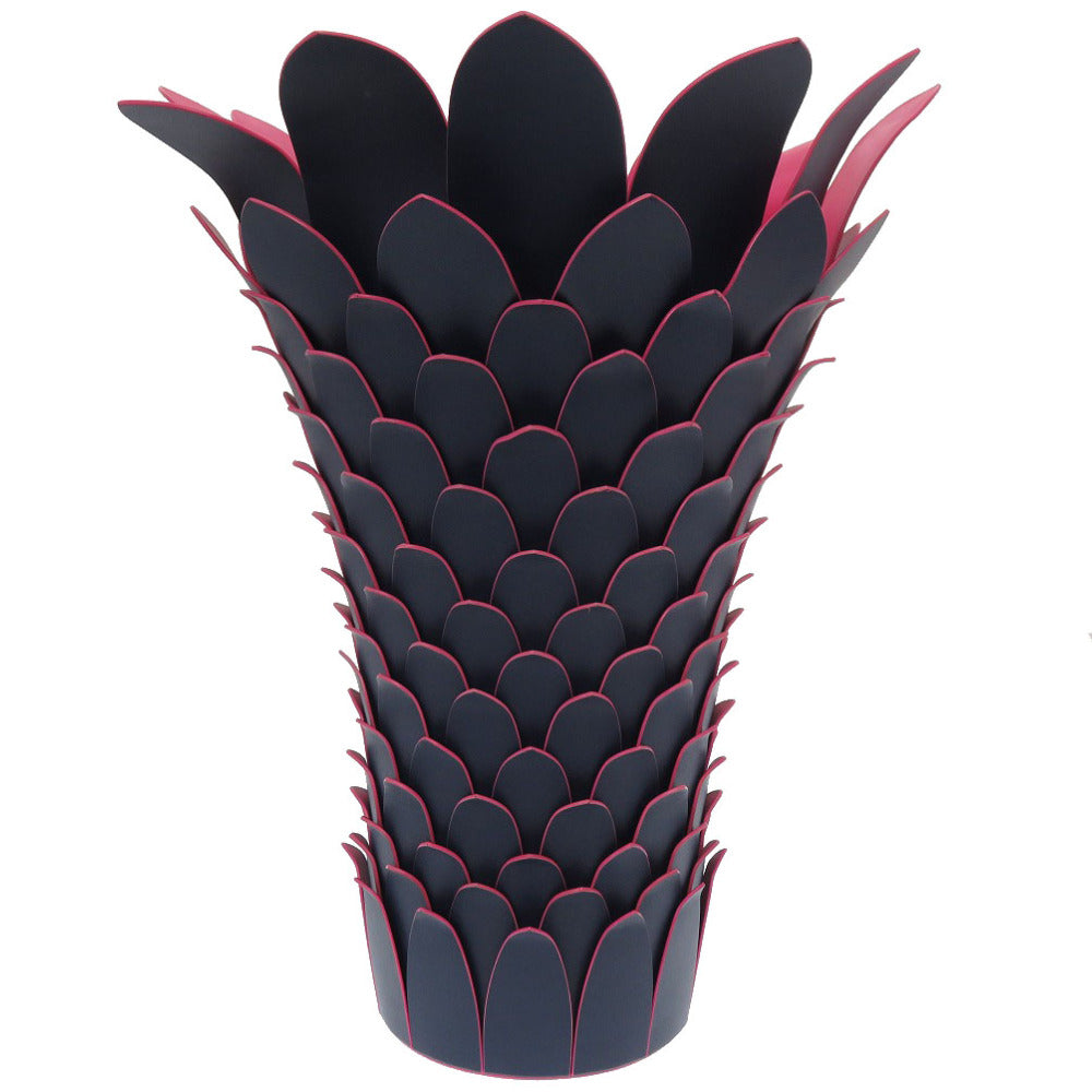 美品 ルイ ヴィトン トロピカリストの花瓶 GI0335 レザー ネイビー ピンク 花瓶 Tropicalist Vase LV 0027 【中古】 LOUIS VUITTON