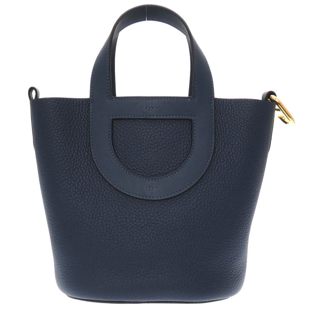 未使用 エルメス インザループPM トリヨンクレマンス ブルードプリュス B刻印(2023年製) ハンドバッグ 0028 【中古】 HERMES