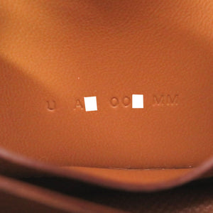 美品 エルメス コンスタンス スリム ヴォーエプソン ゴールド シルバー金具 U刻印(2022年製) 二つ折り財布 財布 茶 0031 【中古】 HERMES