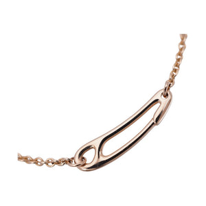 新品同様 エルメス シェーヌダンクル ミニパンク K18PG ブレスレット 750PG ピンクゴールド ジュエリー アクセサリー 0034【中古】HERMES レディース