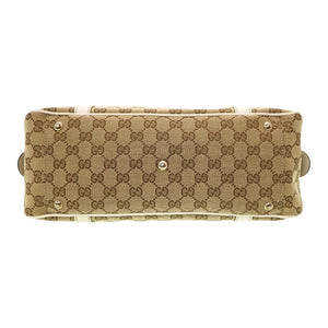 新品同様 グッチ GGツインズ 232958 ショルダーバッグ GGキャンバス/レザー ブラウン 0035【中古】GUCCI