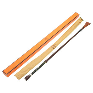 美品 エルメス クラヴァッシュ 鞭 ヴィンテージ ムチ レザー ブラウン 0038【中古】HERMES