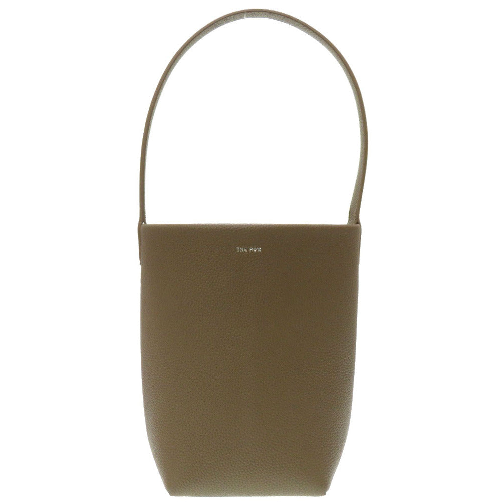 未使用 ザ ロウ スモール N/S Park Tote レザー グレー ハンドバッグ 0041 【中古】 THE ROW