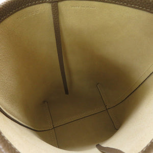 未使用 ザ ロウ スモール N/S Park Tote レザー グレー ハンドバッグ 0041 【中古】 THE ROW