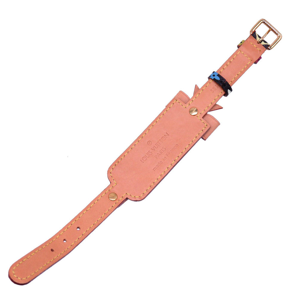 美品 ルイ ヴィトン ブラスレ ポルト アドレス モノグラム マルチカラー ノワール M92599 ブレスレット アクセサリー 黒 LV 0047 【中古】 LOUIS VUITTON