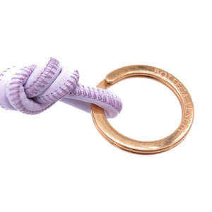 未使用 ボッテガ ヴェネタ ロングキーリング レザー パープル ストラップ 0048 【中古】 BOTTEGAVENETA