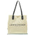 美品 ロンシャン ロゾ トートバッグ キャンバス/レザー エクリュ 0053【中古】LONGCHAMP