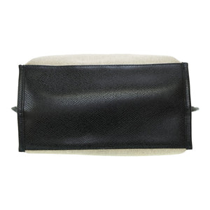 美品 ロンシャン ロゾ トートバッグ キャンバス/レザー エクリュ 0053【中古】LONGCHAMP