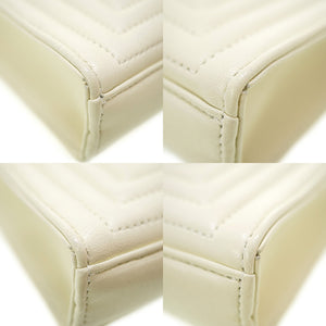 美品 ジルサンダー タングル ショルダーバッグ レザー オフホワイト 0055【中古】JIL SANDER