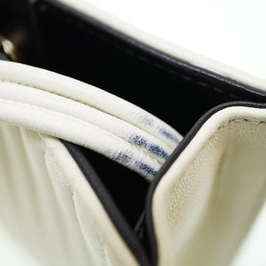 美品 ジルサンダー タングル ショルダーバッグ レザー オフホワイト 0055【中古】JIL SANDER