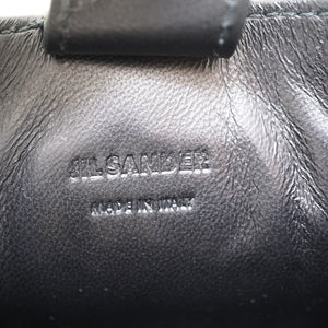 美品 ジルサンダー タングル ショルダーバッグ レザー オフホワイト 0055【中古】JIL SANDER