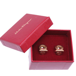 美品 サルヴァトーレフェラガモ ガンチーニ イヤリング メタル ゴールド 0062【中古】Salvatore Ferragamo レディース