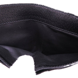 新品同様 グッチ ジャッキー GGキャンバス ブラック 141435 Wホック 二つ折り財布 黒 0063 【中古】 GUCCI