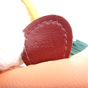 新品同様 エルメス ロデオ PM A刻印 アニョーミロ ローズアザレ オレンジ マラカイト バッグチャーム 0078【中古】HERMES