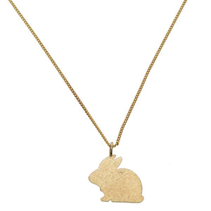 美品 シャネル ウサギ うさぎ ココマーク 07P ホワイト ゴールド ネックレス アクセサリー 0091 【中古】 CHANEL