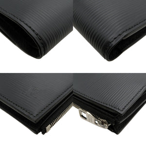 未使用 ルイ ヴィトン ポルトフォイユ スマート エピ ブラック M64007 二つ折り財布 財布 黒 LV 0096 【中古】 LOUIS VUITTON メンズ