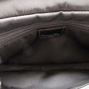 美品 クリスチャンディオール マリスパール デニム レザー ブラック 黒 ショルダーバッグ 0002【中古】Christian Dior