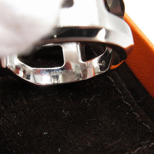 美品 エルメス プレイリング サイズ62 メタル シルバー 指輪 リング 0004【中古】HERMES