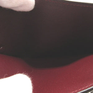 新品同様 カルティエ サントス レザー ブラック 黒 6連 キーケース 0007【中古】Cartier