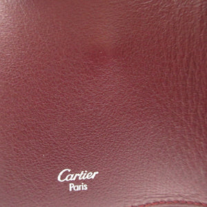 新品同様 カルティエ サントス レザー ブラック 黒 6連 キーケース 0007【中古】Cartier