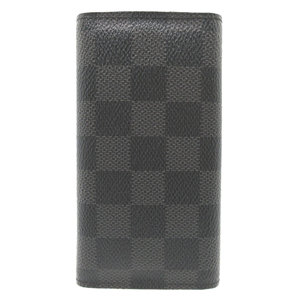 新品同様 ルイヴィトン ダミエグラフィット N63139 ポルトクレ ヴォワテュール グレー キーケース 0009【中古】LOUIS VUITTON