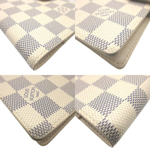 新品同様 ルイヴィトン R20706 ダミエアズール アジェンダPM アイボリー 手帳カバー 0011【中古】LOUIS VUITTON