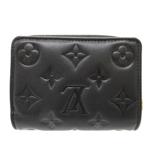 新品同様 ルイヴィトン モノグラム ポルトフォイユ ルー クッサン M81599 RFID ノワール 2つ折り財布 財布 0019【中古】LOUIS VUITTON