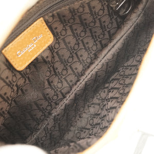 新品同様 ディオール サドル マルチカラー ワンショルダーバッグ キャンバス/レザー 0025【中古】Dior