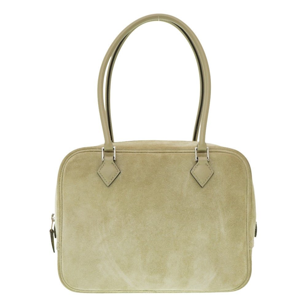 美品 エルメス プリュム 20 ミニ ドブリス セージ/ソーゼ A刻印(2017年製) ハンドバッグ 0026【中古】HERMES ミニプリュム