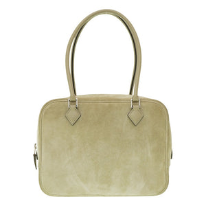 美品 エルメス プリュム 20 ミニ ドブリス セージ/ソーゼ A刻印(2017年製) ハンドバッグ 0026【中古】HERMES ミニプリュム