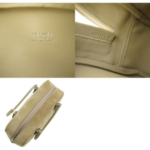 美品 エルメス プリュム 20 ミニ ドブリス セージ/ソーゼ A刻印(2017年製) ハンドバッグ 0026【中古】HERMES ミニプリュム