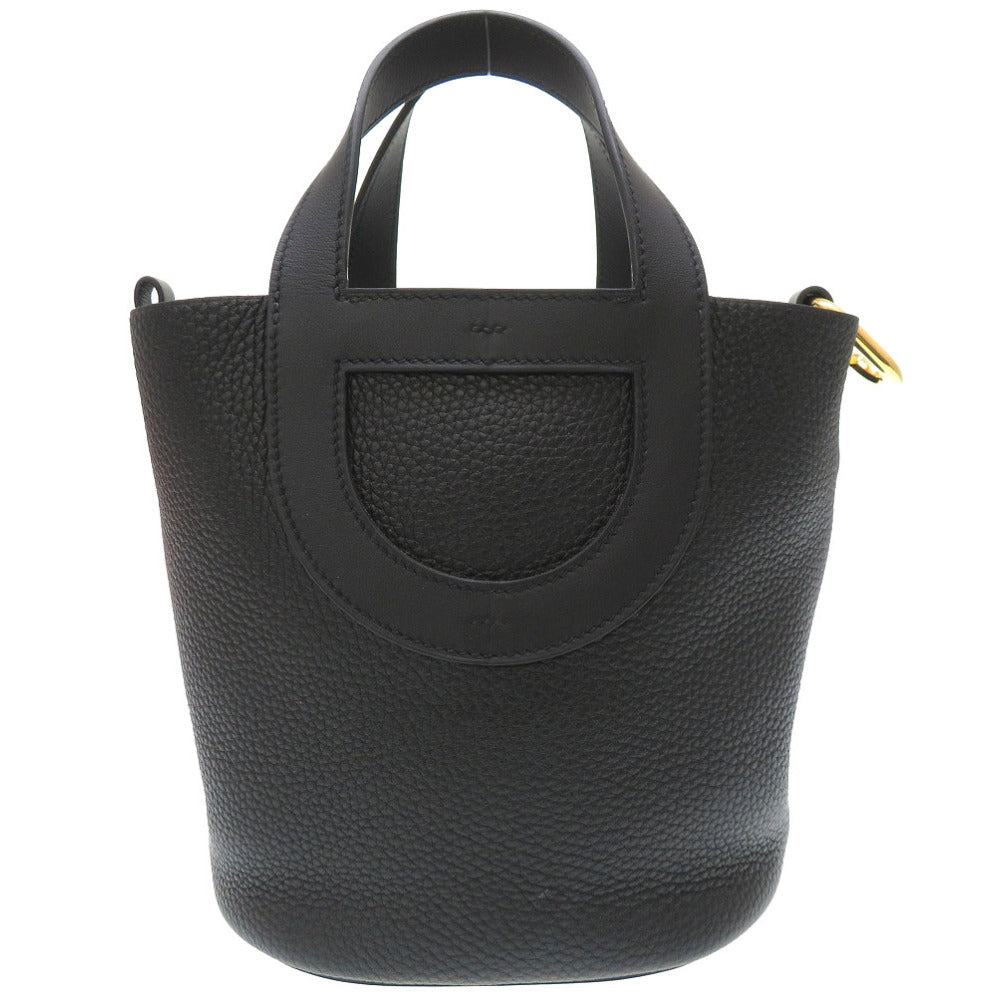 未使用 エルメス イン ザ ループ トリヨンクレマンス ヴォ―スイフト ブラック ゴールド金具 U刻印(2022年製) ハンドバッグ バッグ 黒 0029 【中古】 HERMES