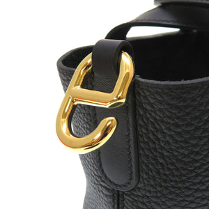 未使用 エルメス イン ザ ループ トリヨンクレマンス ヴォ―スイフト ブラック ゴールド金具 U刻印(2022年製) ハンドバッグ バッグ 黒 0029 【中古】 HERMES