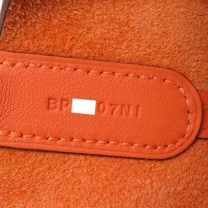 未使用 エルメス イン ザ ループ18 トリヨンクレマンス ヴォ―スイフト オレンジ シルバー金具 B刻印 ハンドバッグ バッグ 0030 【中古】 HERMES