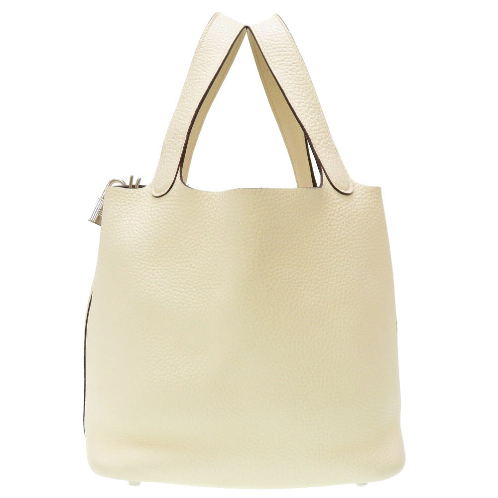 エルメス ピコタンロックMM トリヨンクレマンス ナタ シルバー金具 Y刻印(2020年製) ハンドバッグ バッグ 0031 【中古】 HERMES