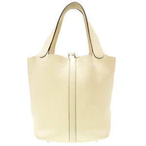 エルメス ピコタンロックMM トリヨンクレマンス ナタ シルバー金具 Y刻印(2020年製) ハンドバッグ バッグ 0031 【中古】 HERMES