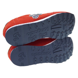 未使用 サンガッチョ にゅ～ず カーマイン スニーカー スウェード レッド 27.5cm 赤 0032【中古】Sangacio メンズ