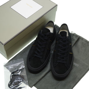 未使用 トムフォード スニーカー スウェード ブラック サイズ9 黒0033【中古】TOM FORD メンズ