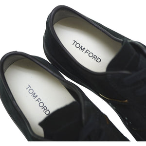未使用 トムフォード スニーカー スウェード ブラック サイズ9 黒0033【中古】TOM FORD メンズ
