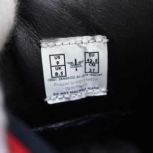 未使用 サンガッチョ にゅ～ず 手作り運動靴 スニーカー スウェード 27.0 レッド 0034【中古】Sangacio メンズ