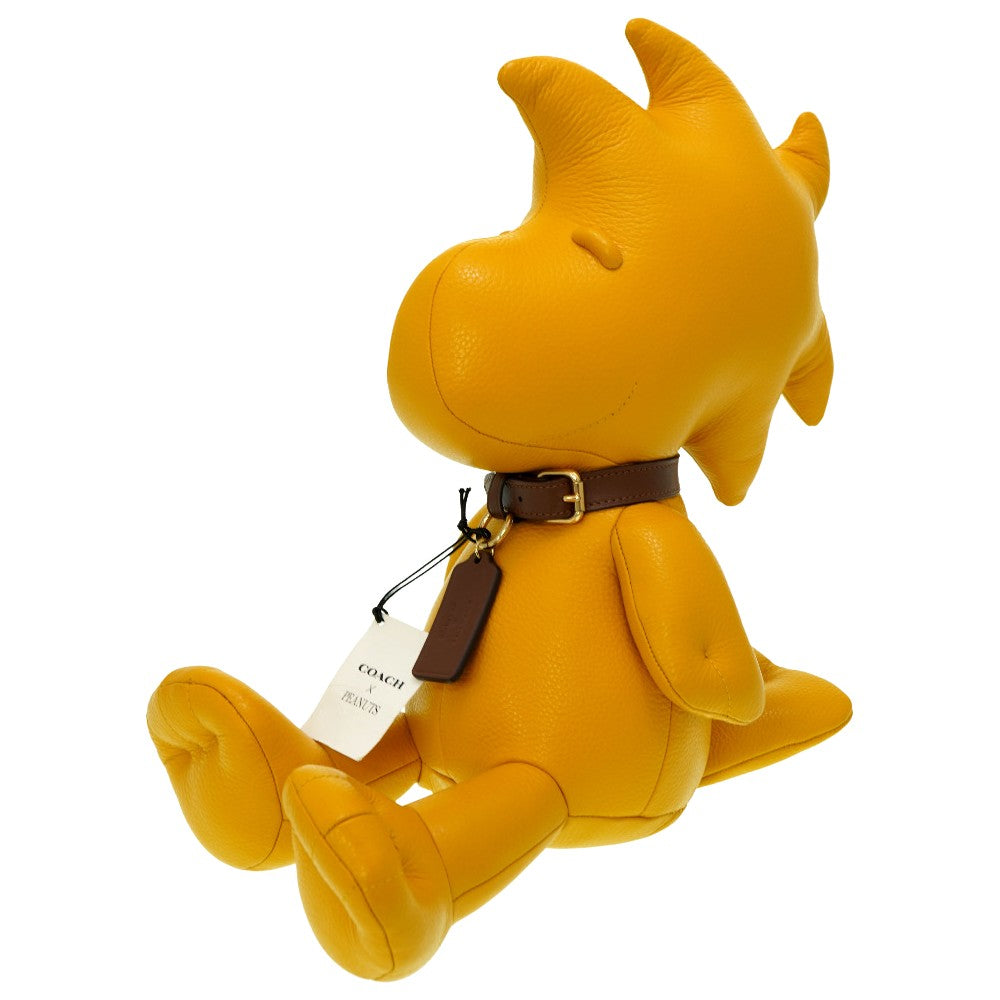 新品同様 コーチ PEANUTS ウッドストック ドール ぬいぐるみ レザー オウカー 0039【中古】COACH スヌーピー