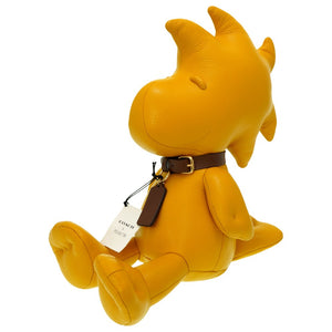 新品同様 コーチ PEANUTS ウッドストック ドール ぬいぐるみ レザー オウカー 0039【中古】COACH スヌーピー